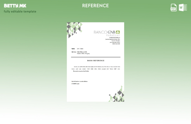 Референтен шаблон за затворање на парагвајски GNB во модерен стил